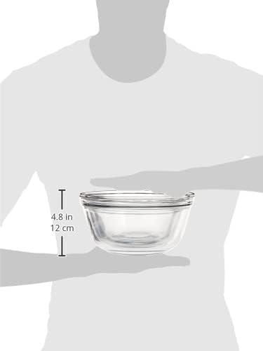 Anchor Hocking Anchor 3-Piece Glass Mixing Bowl Set, Clear