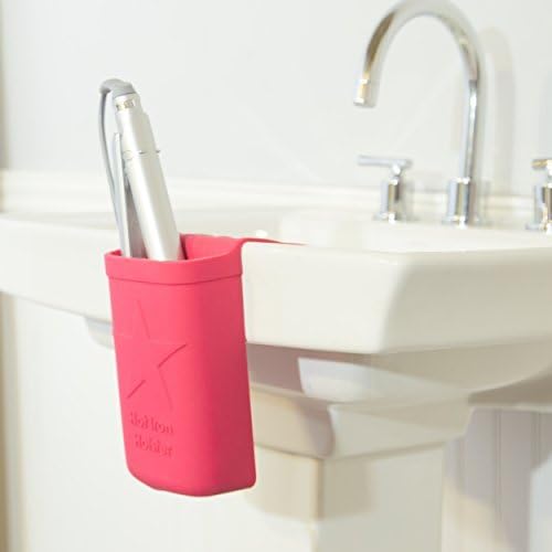 Hot Iron Holster | Adhesive-Free Silicone Storage Pocket for Organization and Travel | Heat Resistant to 500°F | Ideal for Curling Irons, Hair Straighteners, and other Hot Tools