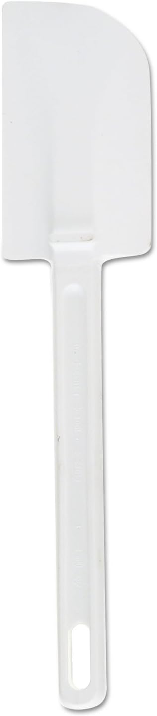 Rubbermaid Commercial Products Cold Temperature Scraper Spatula, White, 9.5 Inch, Clean-Rest Design