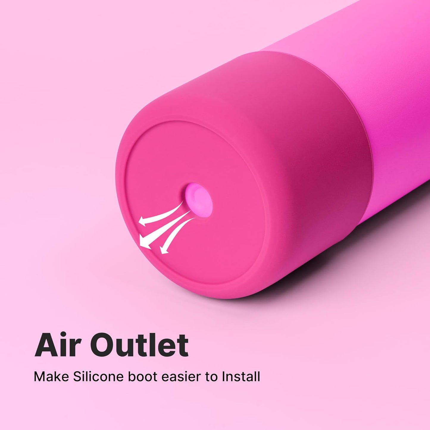 Silicone Water Bottle Boot for Owala 32oz, Anti-Slip Protective Sleeve for Owala Twist & FreeSip & Flip Stainless Steel Water Bottle, Boot Bottom Base for Owala (Rose Red)