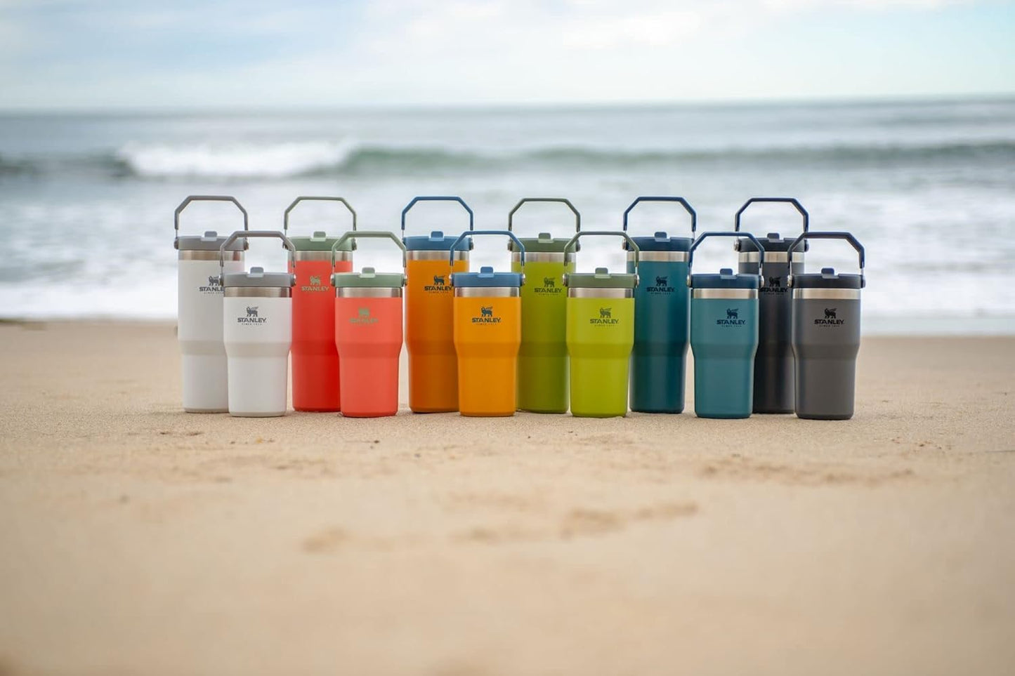 Stanley IceFlow Stainless Steel Tumbler - Vacuum Insulated Water Bottle for Home, Office or Car Reusable Cup with Straw Leak Resistant Flip Cold for 12 Hours or Iced for 2 Days