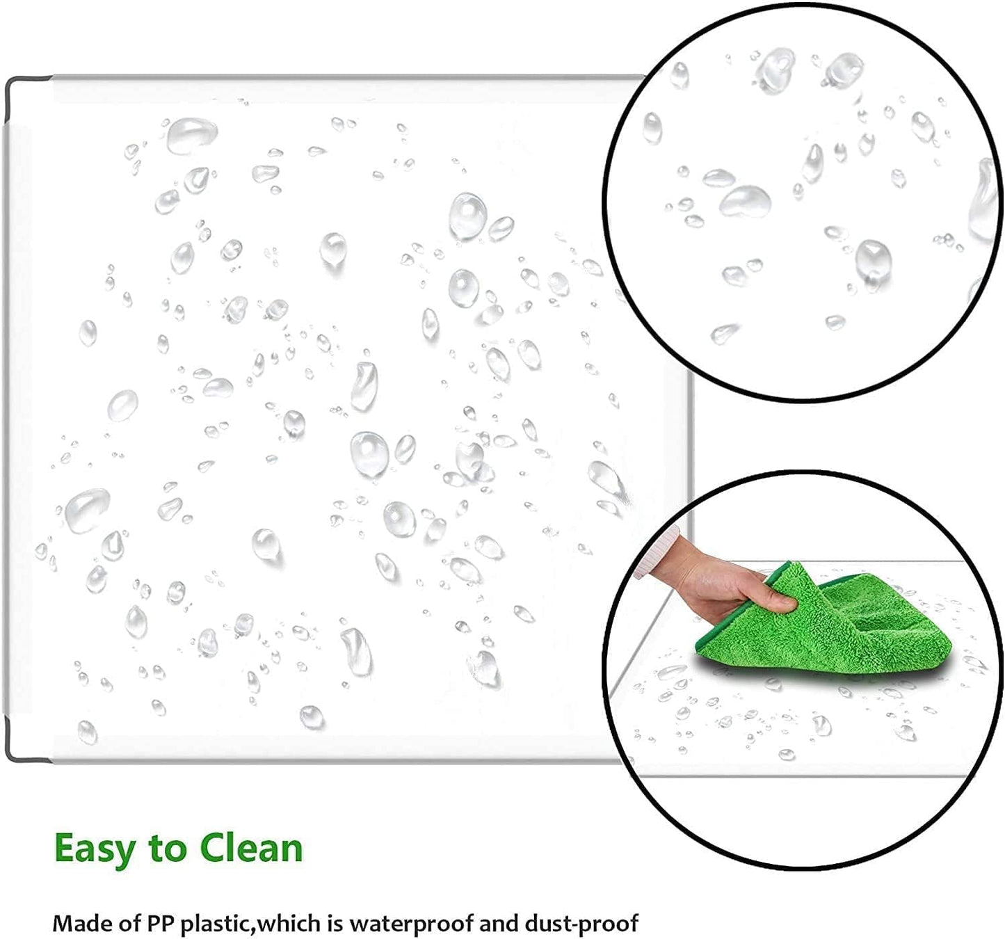 HOMIDEC Closet Organizer, 12-Cube Closet Organizers and Storage, Portable Cube Storage Organizer, Closet Shelves for Kids, Closet, Bedroom, Bathroom, Office, Transparent