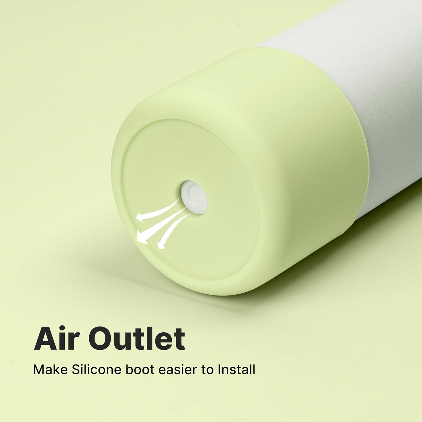 Silicone Boot for Owala 32 oz Water Bottle, Anti-Slip Protective Sleeve, Boot Bottom Base (Green)