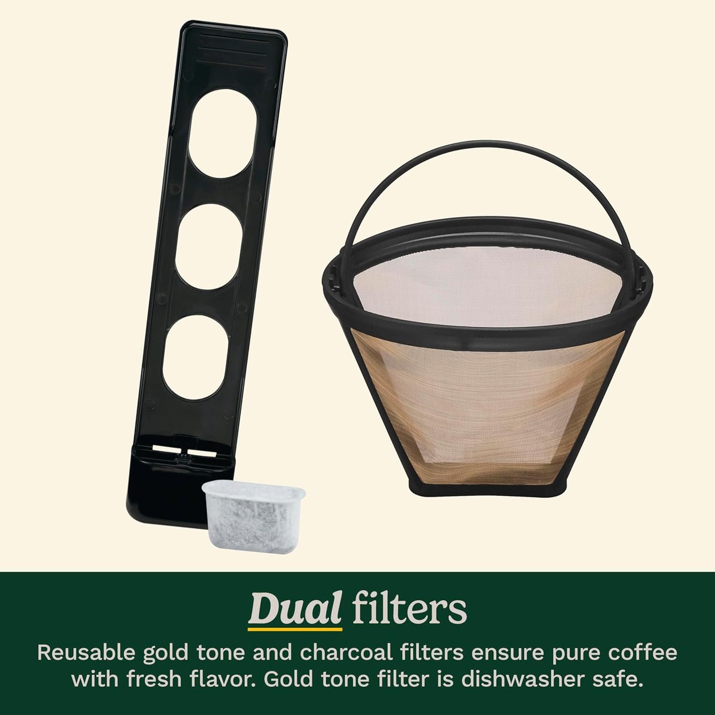 Cuisinart 12 Cup Brew Central Maker Coffee Maker, Black Stainless Steel, DCC-1200BKSNAS