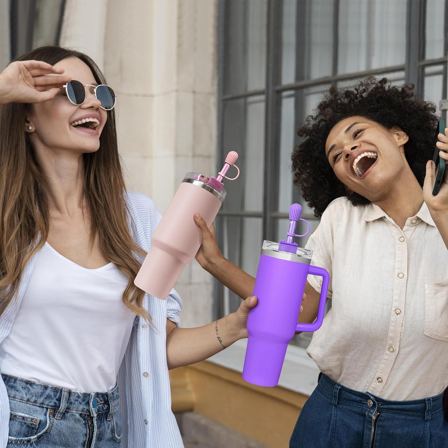 YOELIKE 10PCS Straw Cover Cap for 6 to 12mm Straw of Stanley, Simple Modern, Yeti, Owala, Hydro Flask, Reduce, and All Brands Tumbler Straw, Dishwasher Safe, BPA Free and Dust Proof