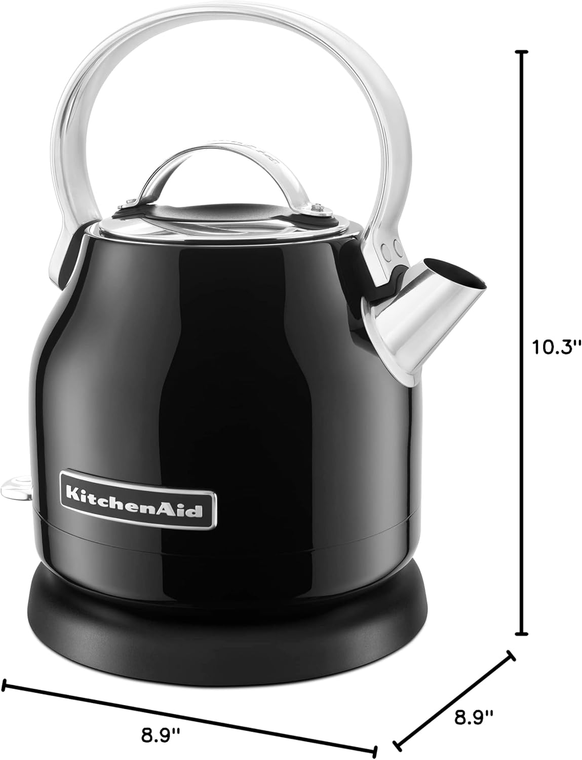 KitchenAid 1.25L Electric Kettle KEK1222, Onyx Black