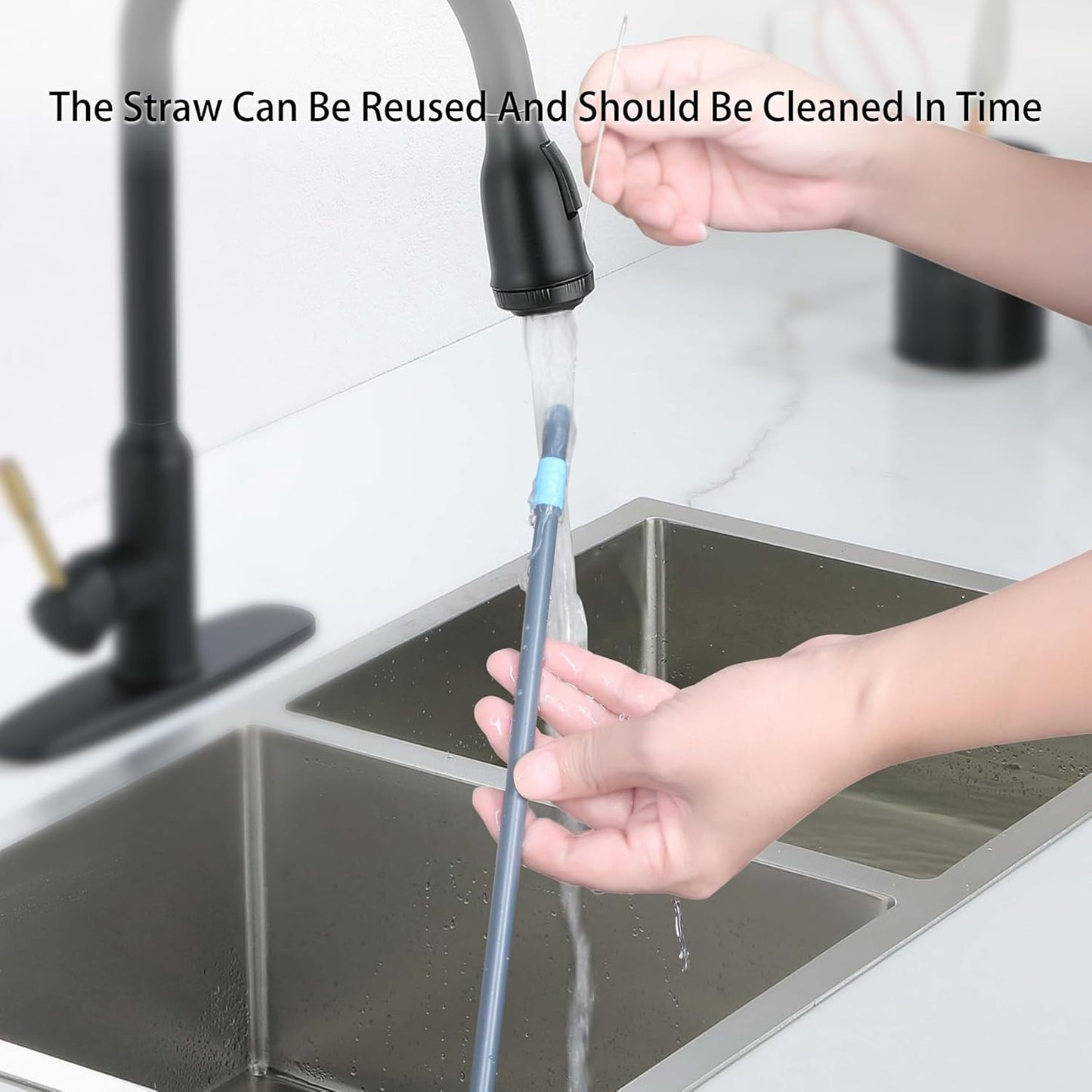 Replacement Straws for Owala 40oz Tumbler, with 1 Brush,6 Pack (Orange-blue)