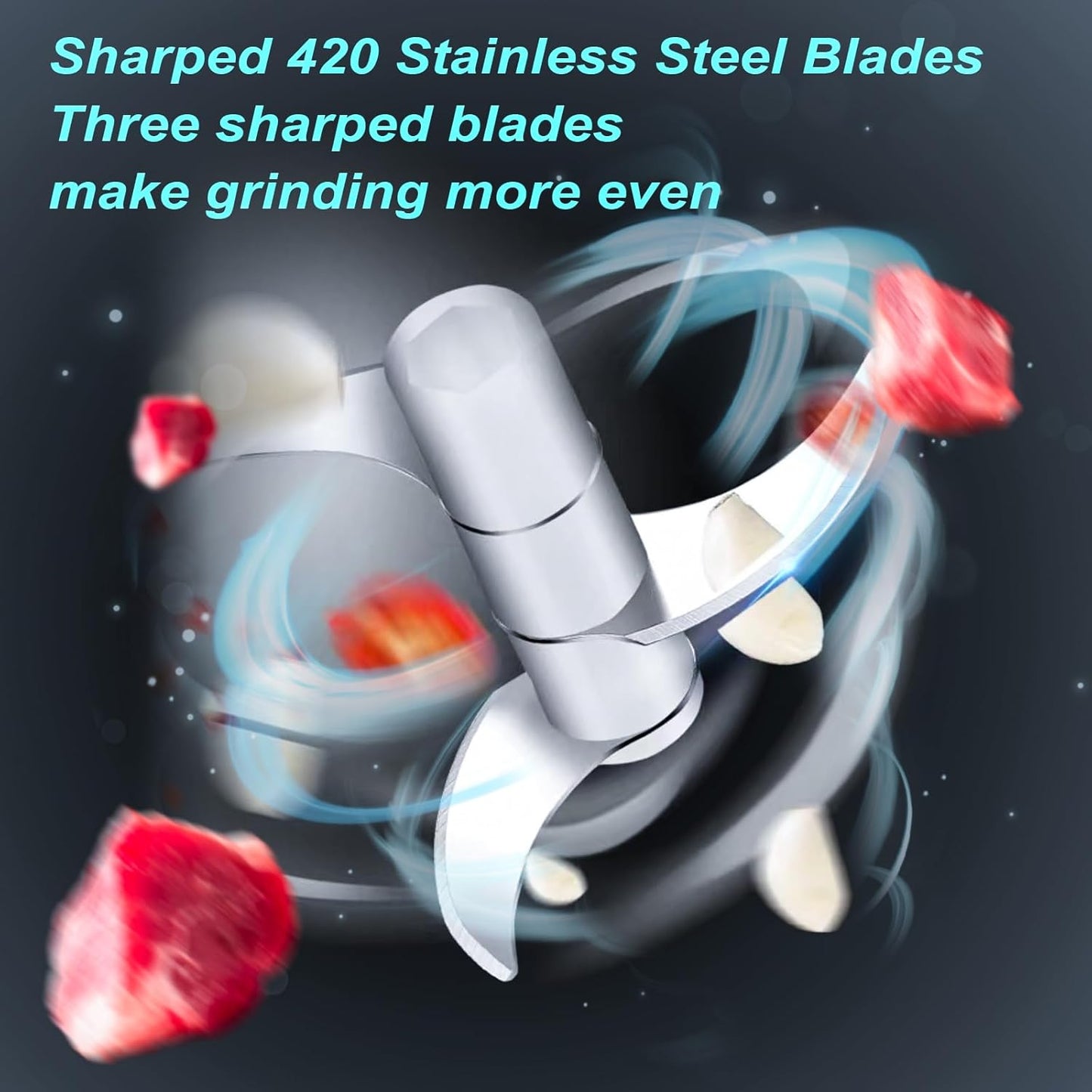 Vegetable Chopper, 100ML Electric Garlic Chopper, Rechargeable Mini Blender, Powerful Small Food Processor, Blender to Vegetable, Wireless Food Cutter for Ginger, Chili, Fruit, Meat, etc(Pink)