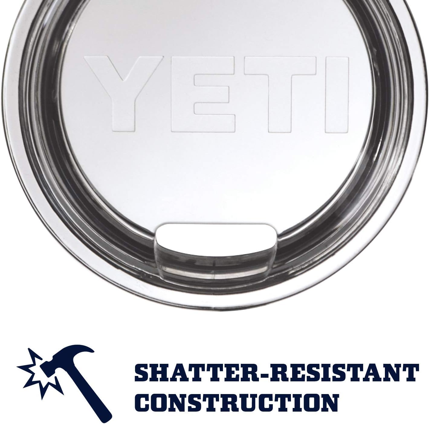 YETI Rambler 10 oz Lowball, Vacuum Insulated, Stainless Steel with Standard Lid