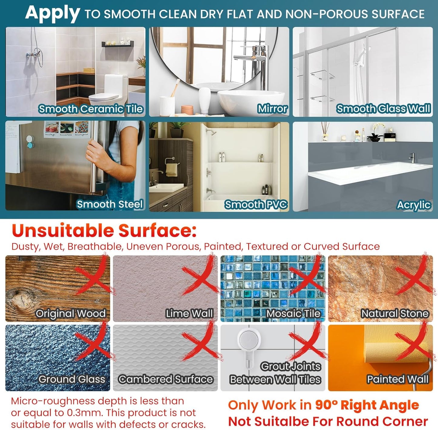 TAILI Corner Shower Caddy with Suction Cup Hooks, Aluminum Corner Shelf Basket, Wall Mounted Organizer Rack for Shampoo, No-Drilling Rustproof for Kitchen and Bathroom