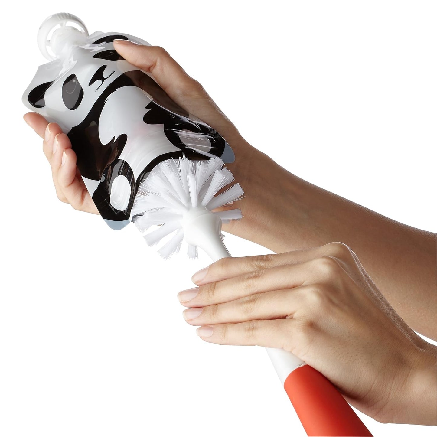 Squooshi Reusable Baby Food Pouches for Toddlers | BPA Free Plastic, Food Safe, Freezer Safe | Refillable for Applesauce Yogurt & Puree Squeeze Pouch | 6 Pack | 5 oz