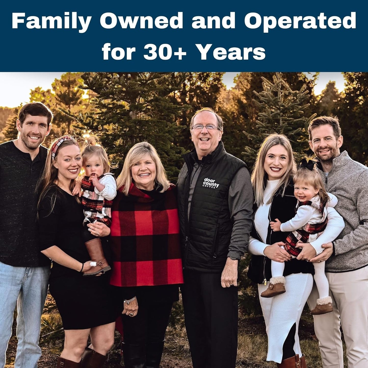 Gourmet Flavored Holiday Coffee Sampler Pack - 10 Bags of Unique Flavored Coffees – 100% Specialty Grade 1 Arabica -1.5 oz Full-Pot Bags - Roasted by Door County Coffee