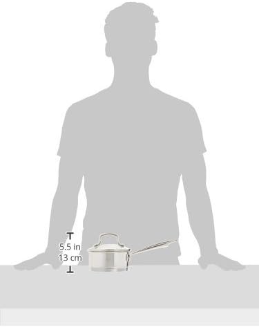 Cuisinart 8919-14 Professional Series 1-Quart Saucepan with Cover, Stainless Steel, Mirror Finish