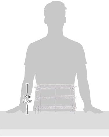 Atlantic Gravity-Fed Compact Single Canrack - Kitchen Organizer, Durable Steel Construction, Size Fits Most Pantries, PN1002 in White