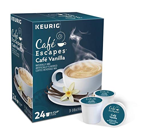 Cafe Escapes Cafe Vanilla Keurig Single-Serve K-Cup Pods, 72 Count