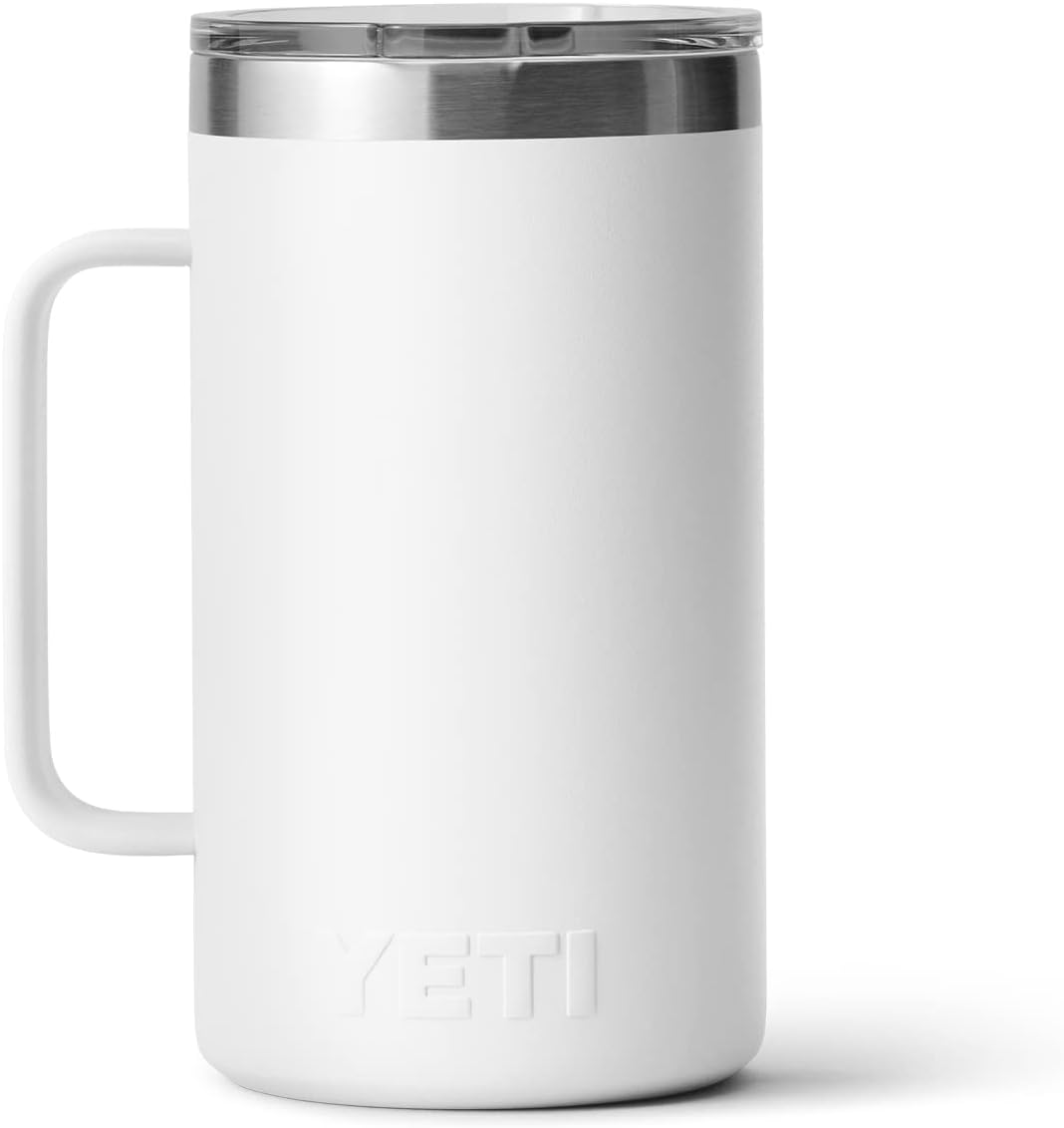 YETI Rambler 24 oz Mug, Vacuum Insulated, Stainless Steel with MagSlider Lid