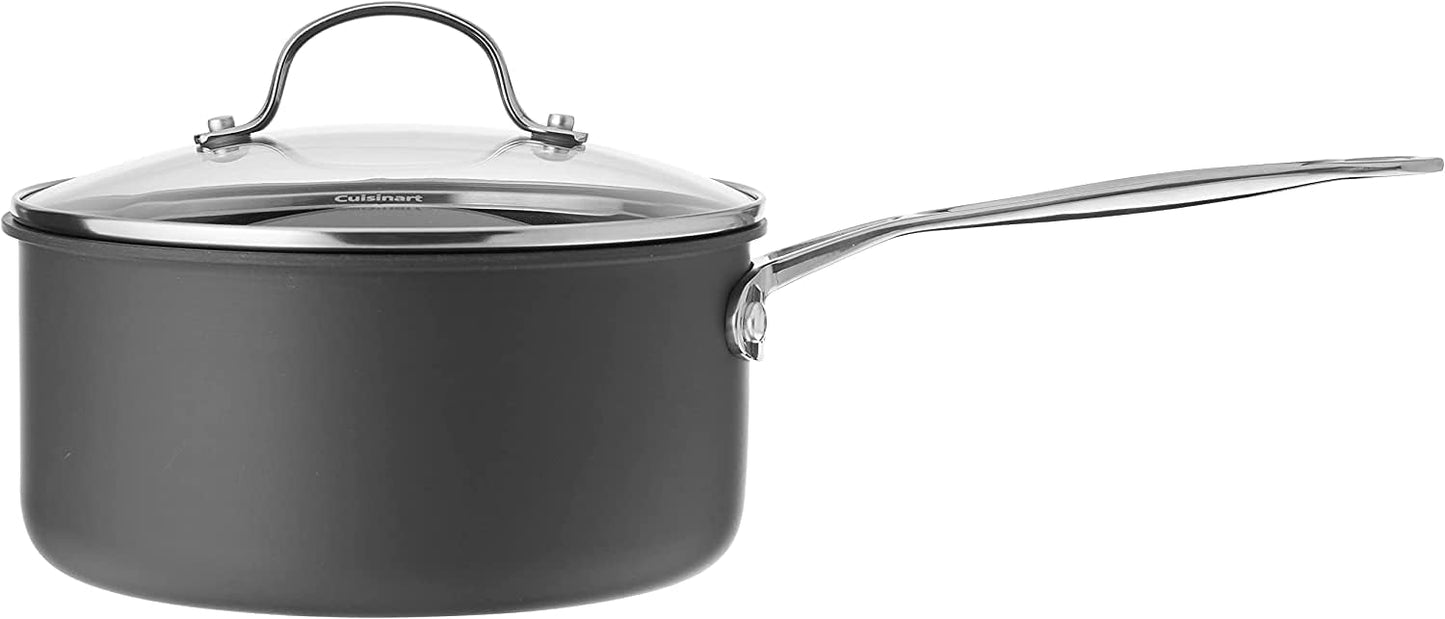 Cuisinart 6193-20 Chef's Classic Non-Stick 3-Quart Nonstick-Hard-Anodized, Saucepan w/Cover