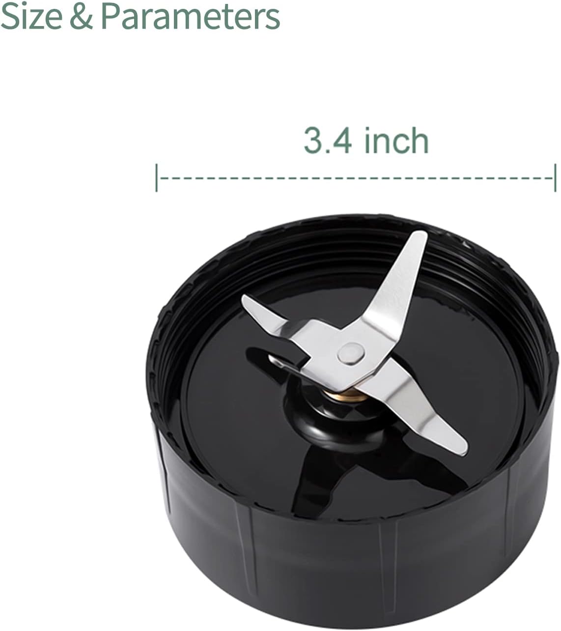 1-pack Magic Bullet Replacement Parts Cross Blades Compatible with Magic Bullet 250w Blender, Juicer and Mixer (Model MB1001)