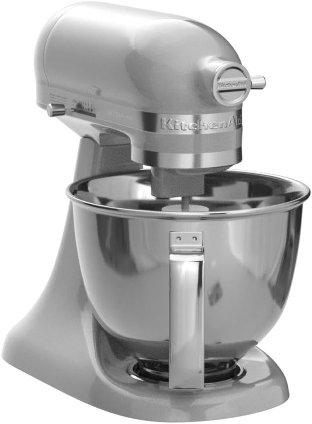 KitchenAid Artisan Mini 3.5 Quart Tilt-Head Stand Mixer - KSM3316X - Contour Silver
