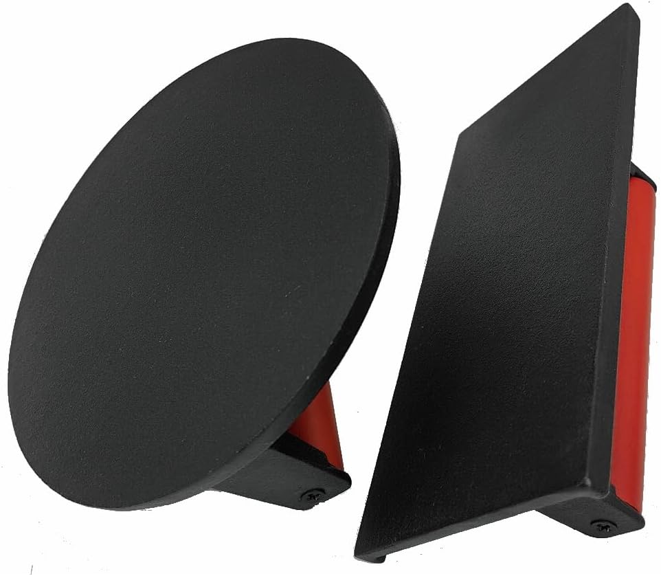 Firsgrill Cast Iron Grill Presses with Wood Handle (Round & Rectangle w Flat Bottom)