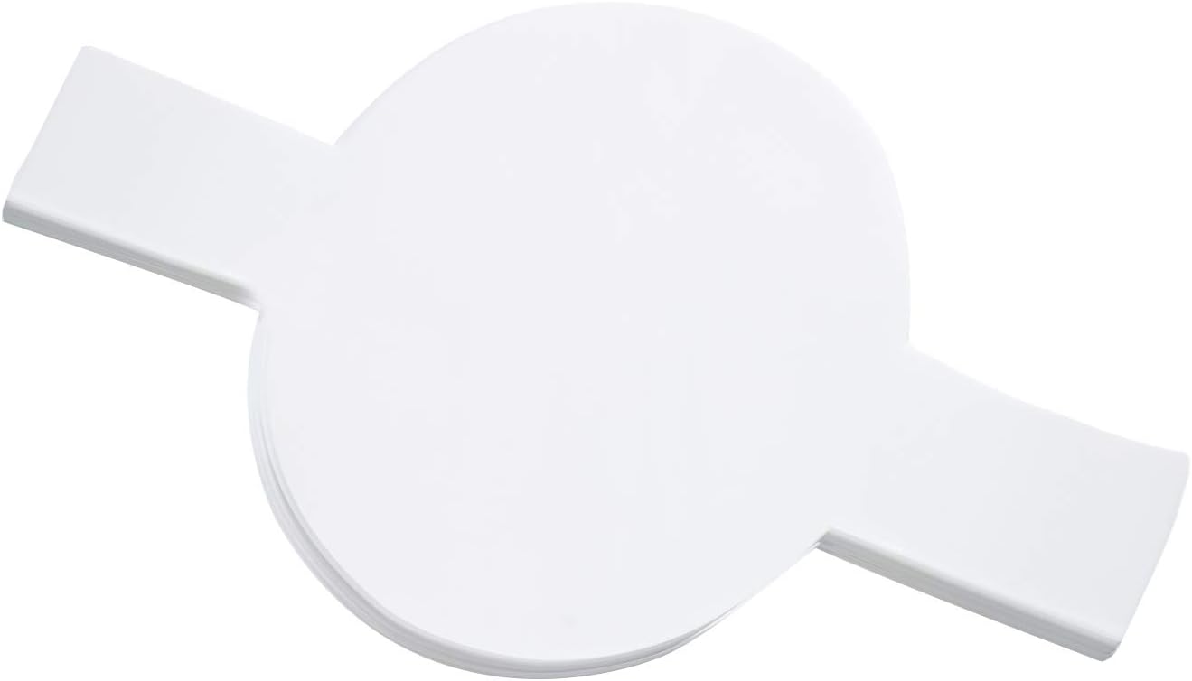 100 PCS Precut Circle Cake Pan Liners Rounds, 9 Inch Non Stick Parchment Paper Sheets for Baking Cakes,Dutch Oven, Air Fryer with Easy Lift Tabs (White)