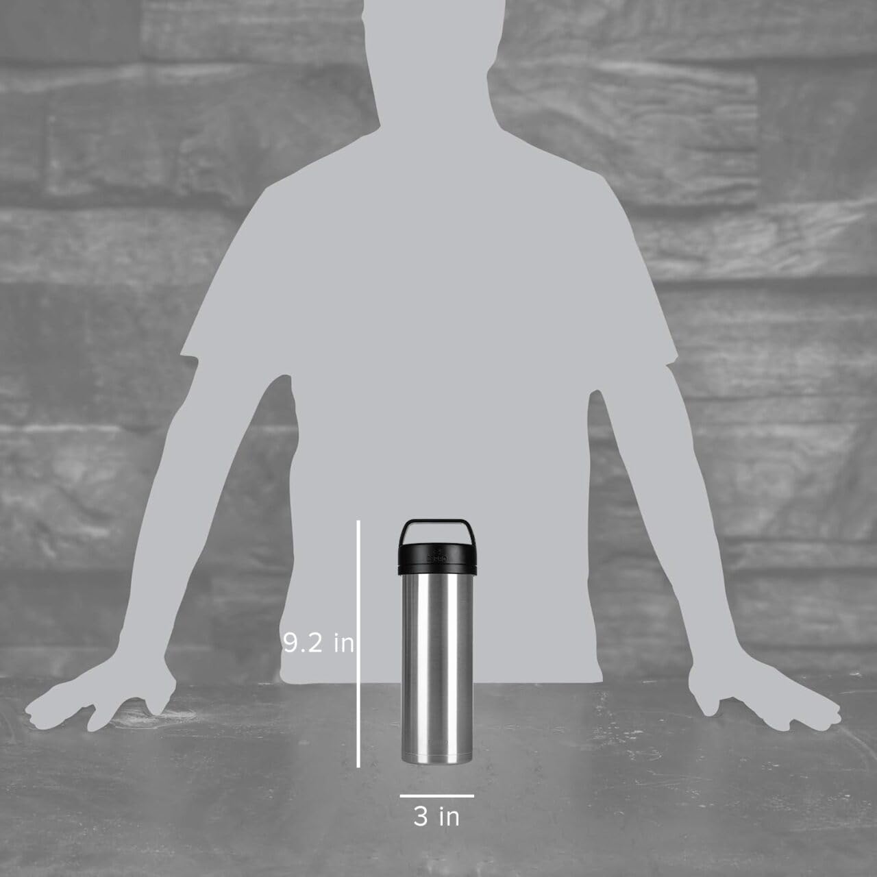 ESPRO P0 Ultralight French Press Coffee Maker for Travel, Vacuum Insulated Stainless Steel, 16 Ounces, Brushed Stainless Steel