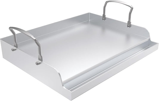 Nonstick Stainless Steel Griddle for Gas Grill Nanoceramic Griddle for Gas Top Stove 17" x 13" Flat Top Plate Cooking Skillet Pan Teppanyaki for Camping Outdoor Tailgating Plancha Para Cocinar