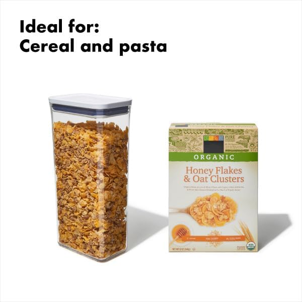 OXO Good Grips POP Container - Rectangle Tall 3.7 Qt, transparent (Pack of 8)