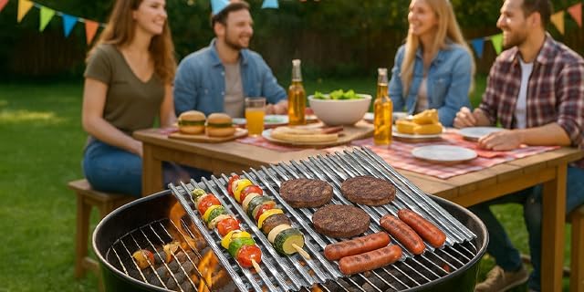 Foilman Heavy-Duty Disposable Aluminum Grill Liners, 12 x 20 Inch Nonstick Cooking Sheets for BBQ, Protects Grates from Grease, Even Heat Distribution, Easy Cleanup for Outdoor Grilling - Pack of 12