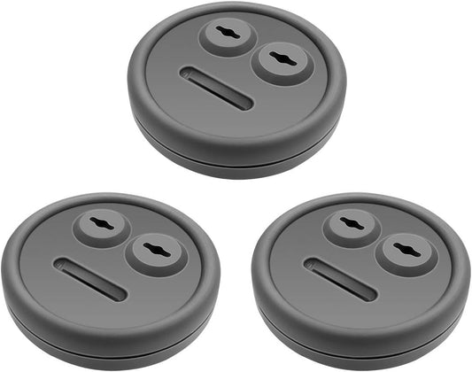 3 Pack Meat Thermometer Probe Grommet for Grill, Replacement for Weber 85037 Smokey Mountain Cookers Accessories, and Other Grills Probes Port