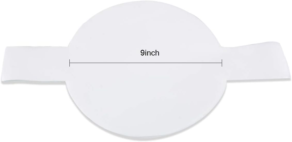 100 PCS Precut Circle Cake Pan Liners Rounds, 9 Inch Non Stick Parchment Paper Sheets for Baking Cakes,Dutch Oven, Air Fryer with Easy Lift Tabs (White)