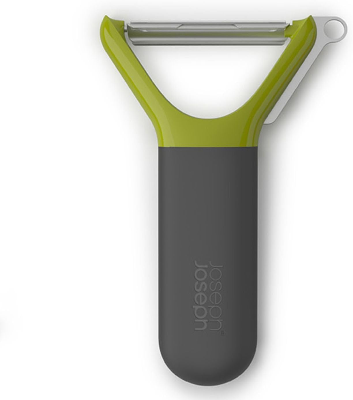 Joseph Joseph Multi-Peel Y-shaped Peeler Easy Grip Handles Stainless Steel Blade for Kitchen Vegetable Fruit, Light Green