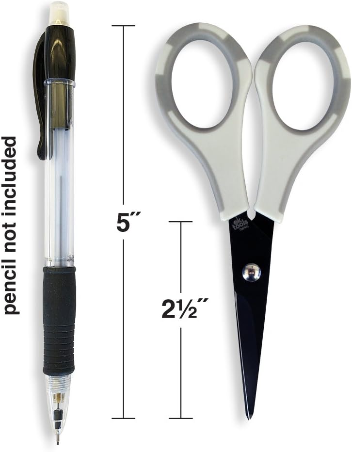EK Tools Precision Scissors, Small, 3.14 x 11.52 x 23.59 cm, Multicolor