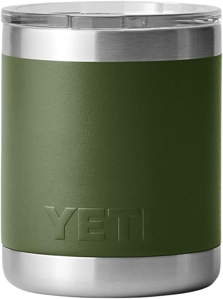 YETI Rambler 10 oz Lowball, Vacuum Insulated, Stainless Steel with MagSlider Lid