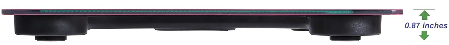 Scale for Body Weight, Digital Bathroom Scale, Weight Scales for People,Body Scale,Pink,Max:400LB/180KG,2 Weighing Units: LB/KG