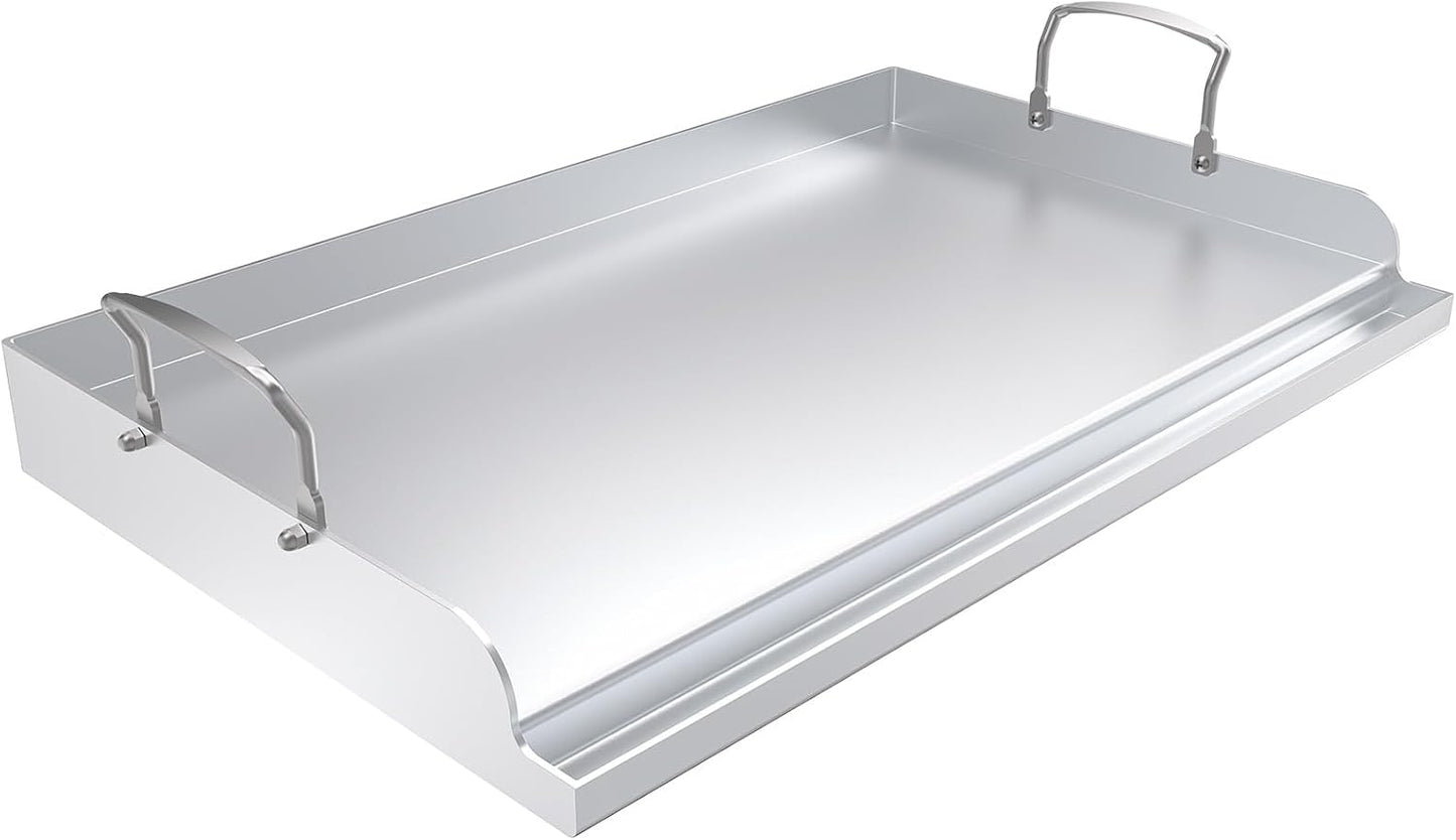 Nonstick Stainless Steel Griddle for Gas Grill Nanoceramic Universal Griddle for Gas Stove Top 25" x 16" Flat Top Plate Cooking Skillet Pan Teppanyaki Camping Outdoor Tailgating Plancha Para Cocinar