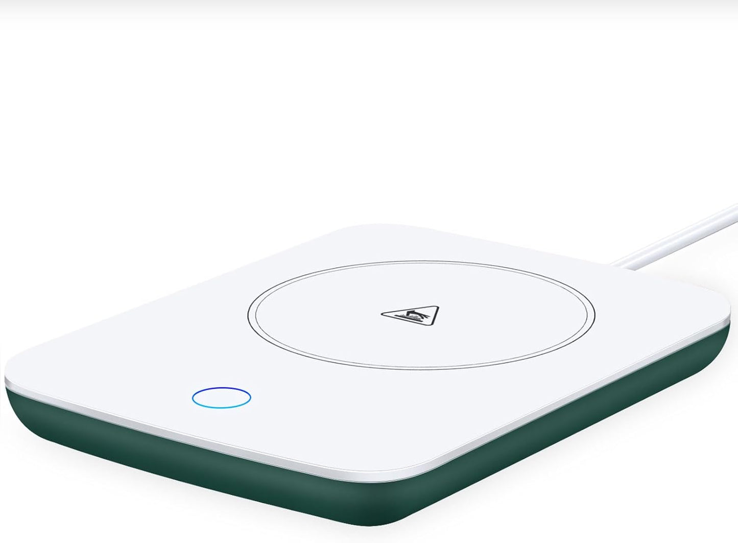 Misby Coffee Warmer, Coffee Cup Warmer with Auto Shut Off, Gravity-Induction Coffee Warmer for Desk Use, Coffee Mug Warmer for Coffee Lovers Gift Keep Beverages Coffee Warmer (Green)