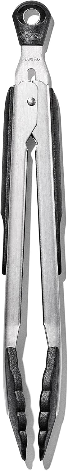 OXO Good Grips 9-Inch Locking Tongs with Nylon Heads