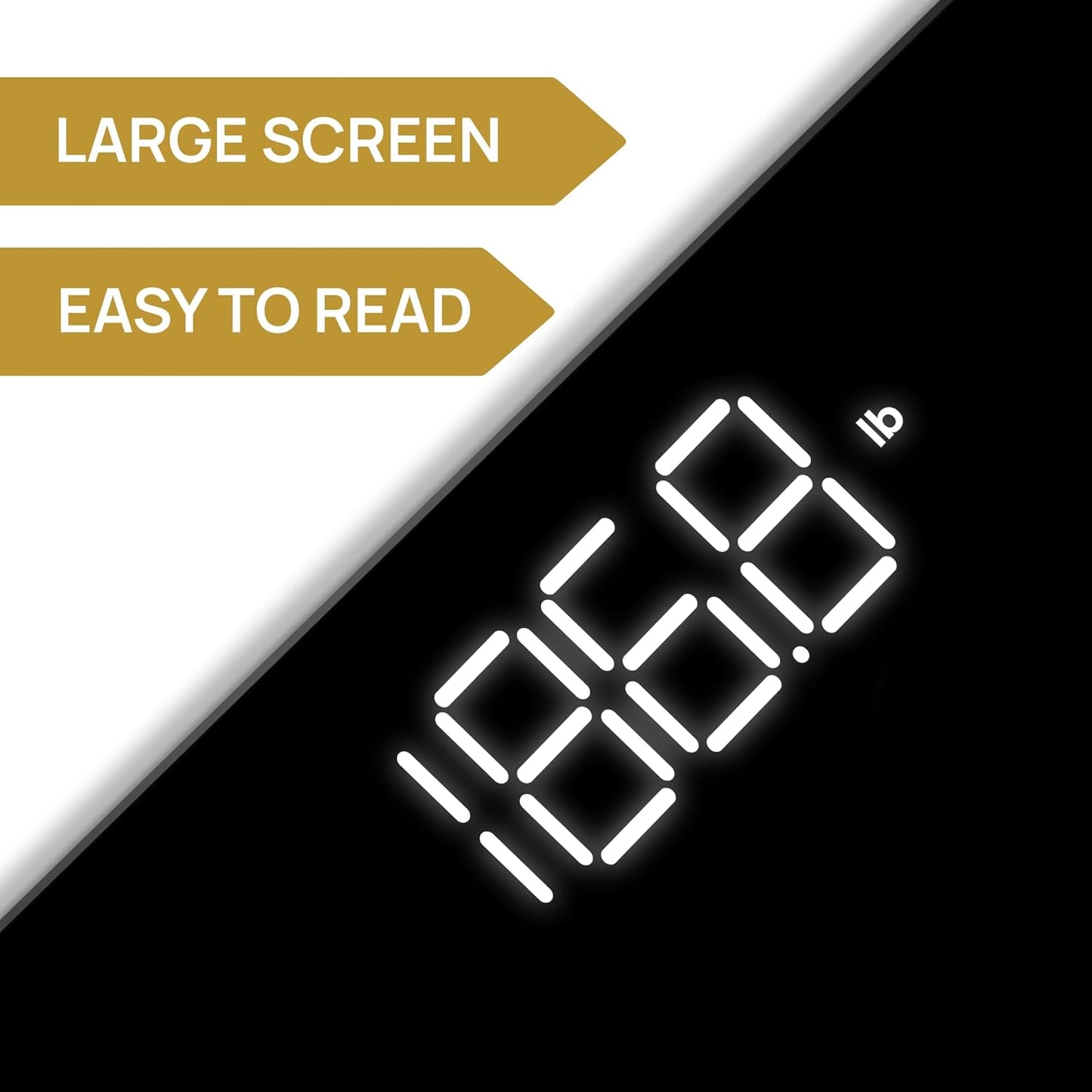 INEVIFIT Bathroom Scale, Highly Accurate Digital Bathroom Body Scale, Measures Weight up to 400 lbs. Includes Batteries