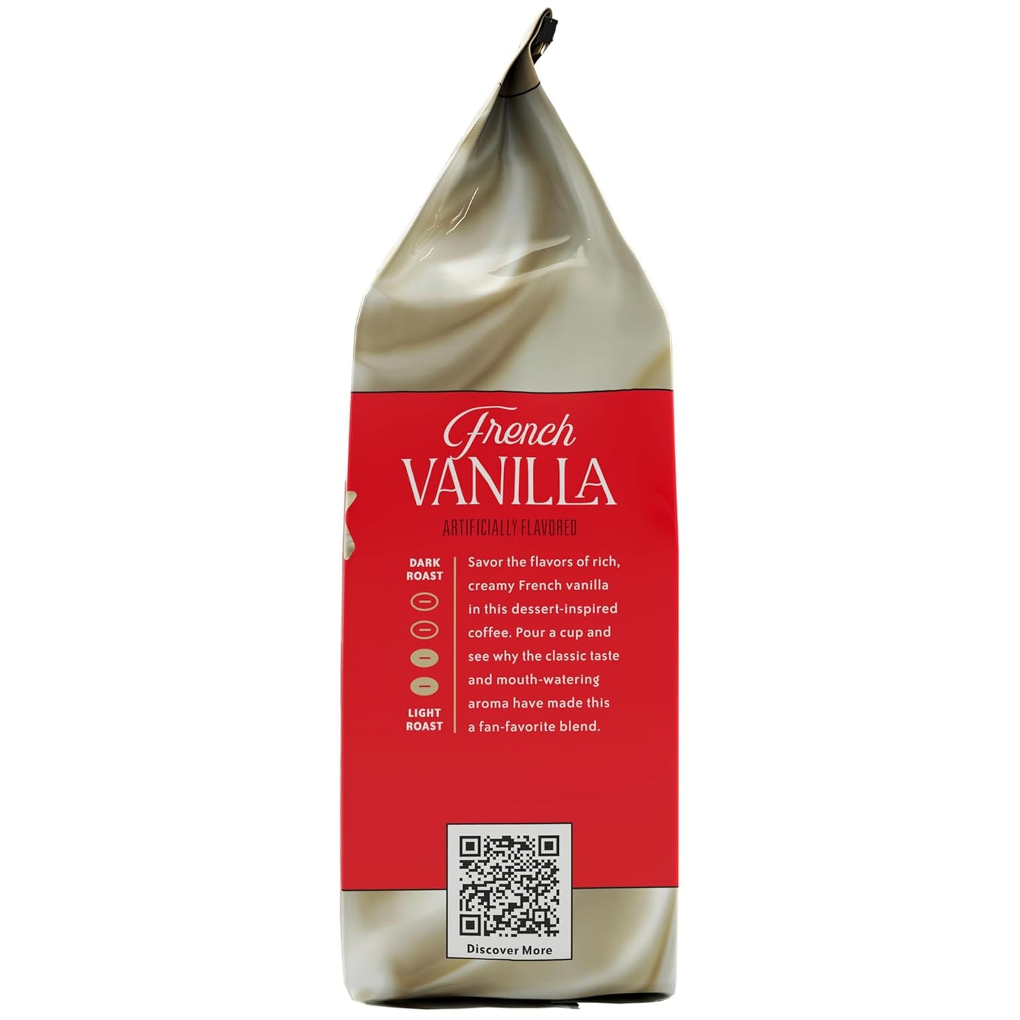Community Coffee French Vanilla Flavored 72 Ounces, Medium Roast Ground Coffee, 12 Ounce Bag (Pack of 6)
