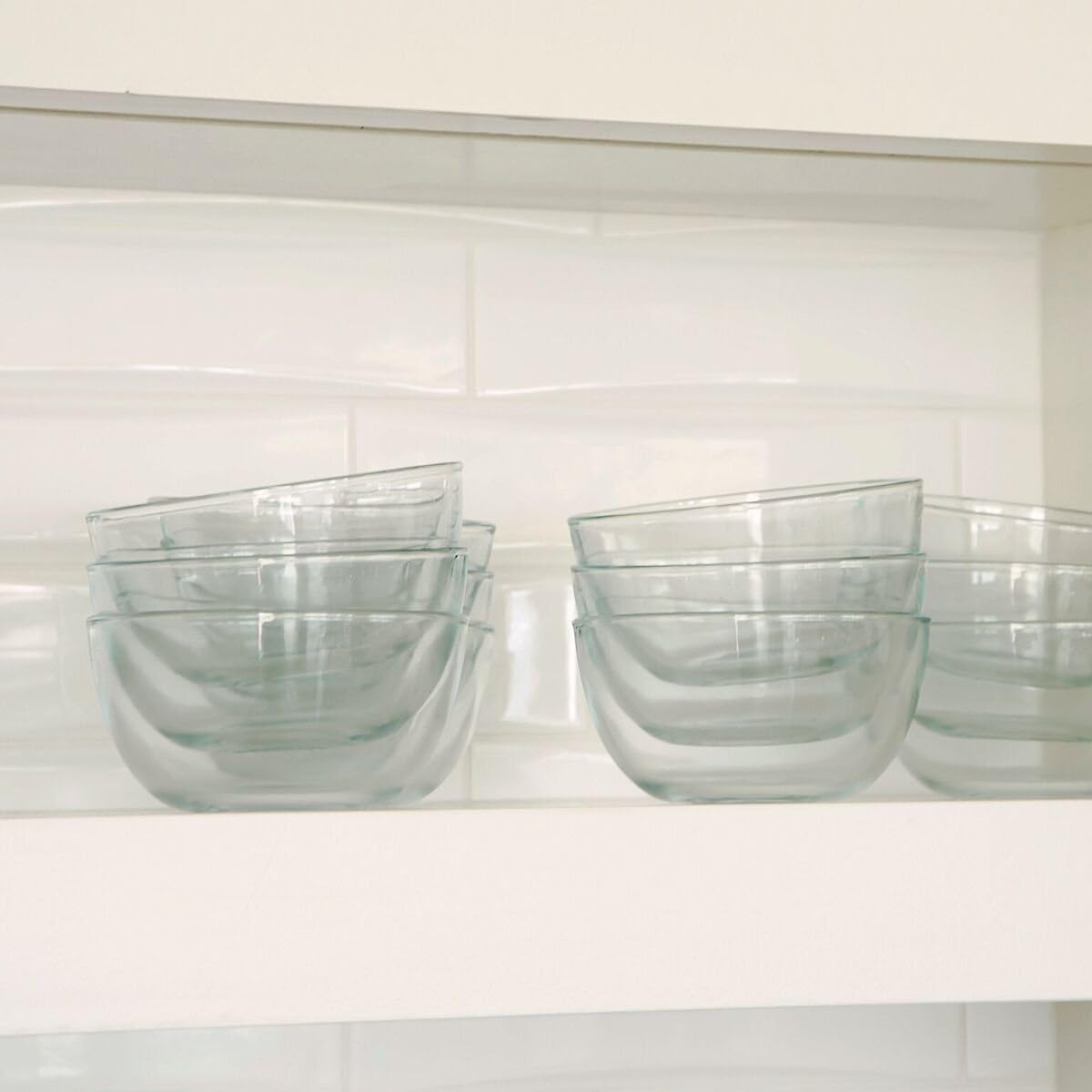 Anchor Hocking 6-Inch Presence 24 oz. Glass Bowl (12-pieces, clear, microwave and dishwasher safe)