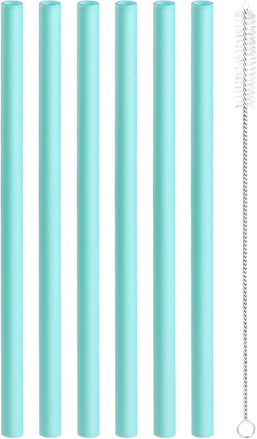 Replacement Straws Compatible with Owala Water Bottle Freepsip 24 Oz - Replacement Parts For Owala Cup 32 Oz -Accessories Set Include 6 BPA-FREE Straws and 1 Cleaning Brush