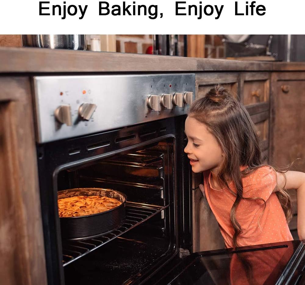 100 PCS Precut Circle Cake Pan Liners Rounds, 9 Inch Non Stick Parchment Paper Sheets for Baking Cakes,Dutch Oven, Air Fryer with Easy Lift Tabs (White)