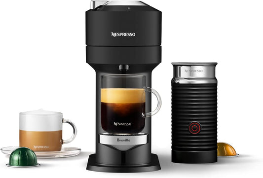 Nespresso Vertuo Next Deluxe Coffee and Espresso Maker by Breville with Aeroccino Milk Frother