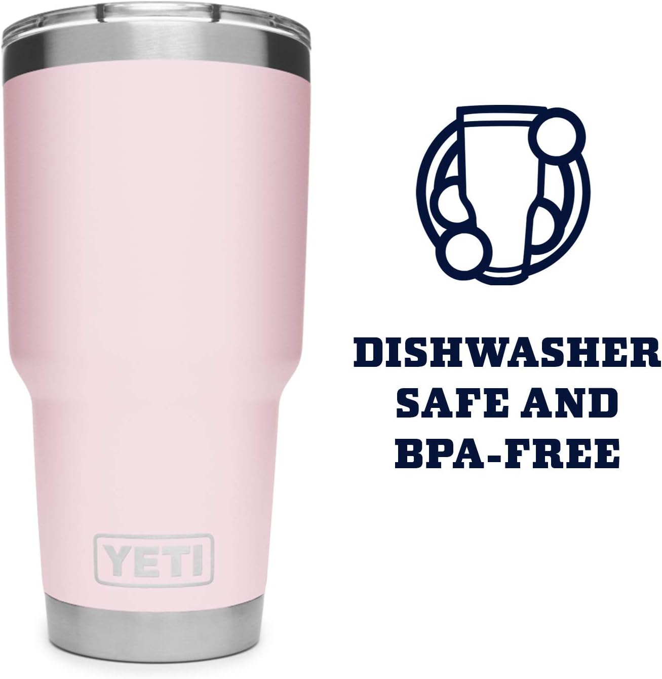 YETI Rambler 30 oz Stainless Steel Vacuum Insulated Tumbler w/MagSlider Lid