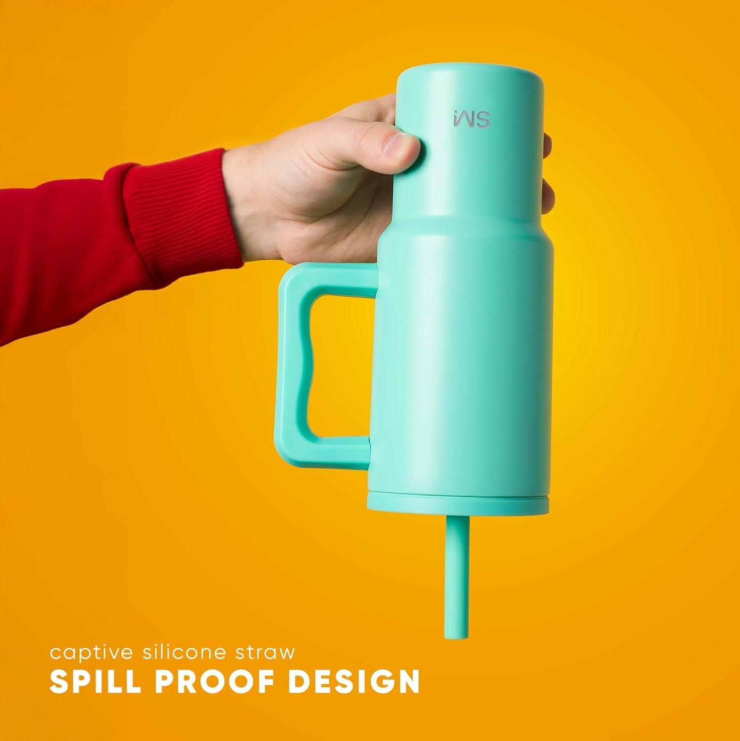 Simple Modern Kids 24 oz Tumbler with Handle and Silicone Straw Lid | Spill Proof and Leak Resistant | Reusable Stainless Steel Bottle | Gift for Kids Boys Girls | Trek Collection | Paradise Bay Mix