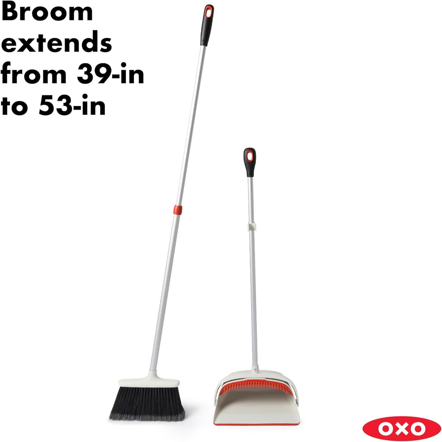 OXO Large Upright Sweep Set, Off-white, 8.5" - 12"
