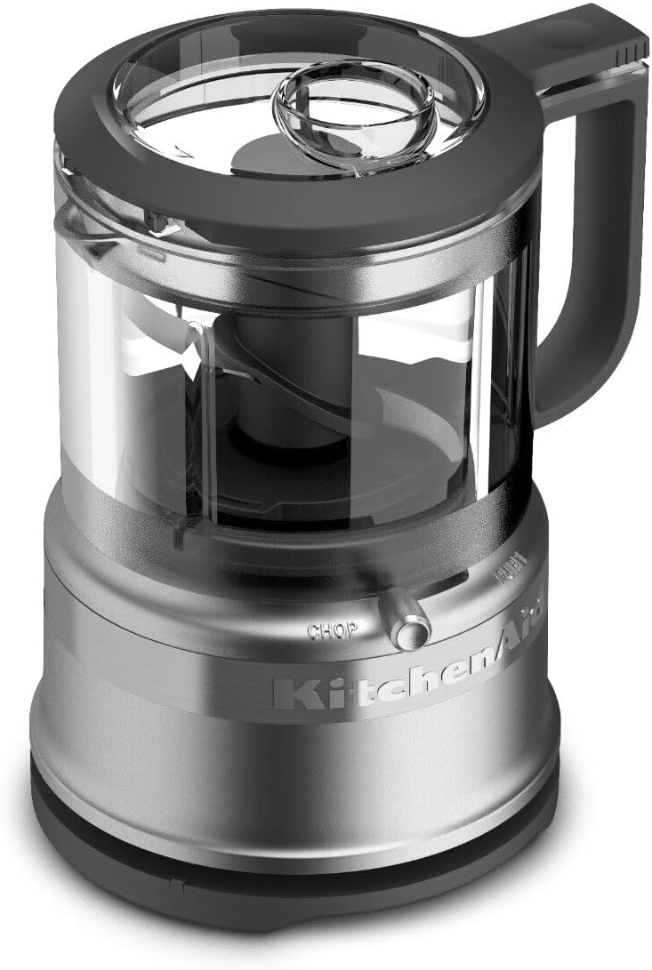 KitchenAid 3.5 Cup Food Chopper KFC3516CU, Contour Silver