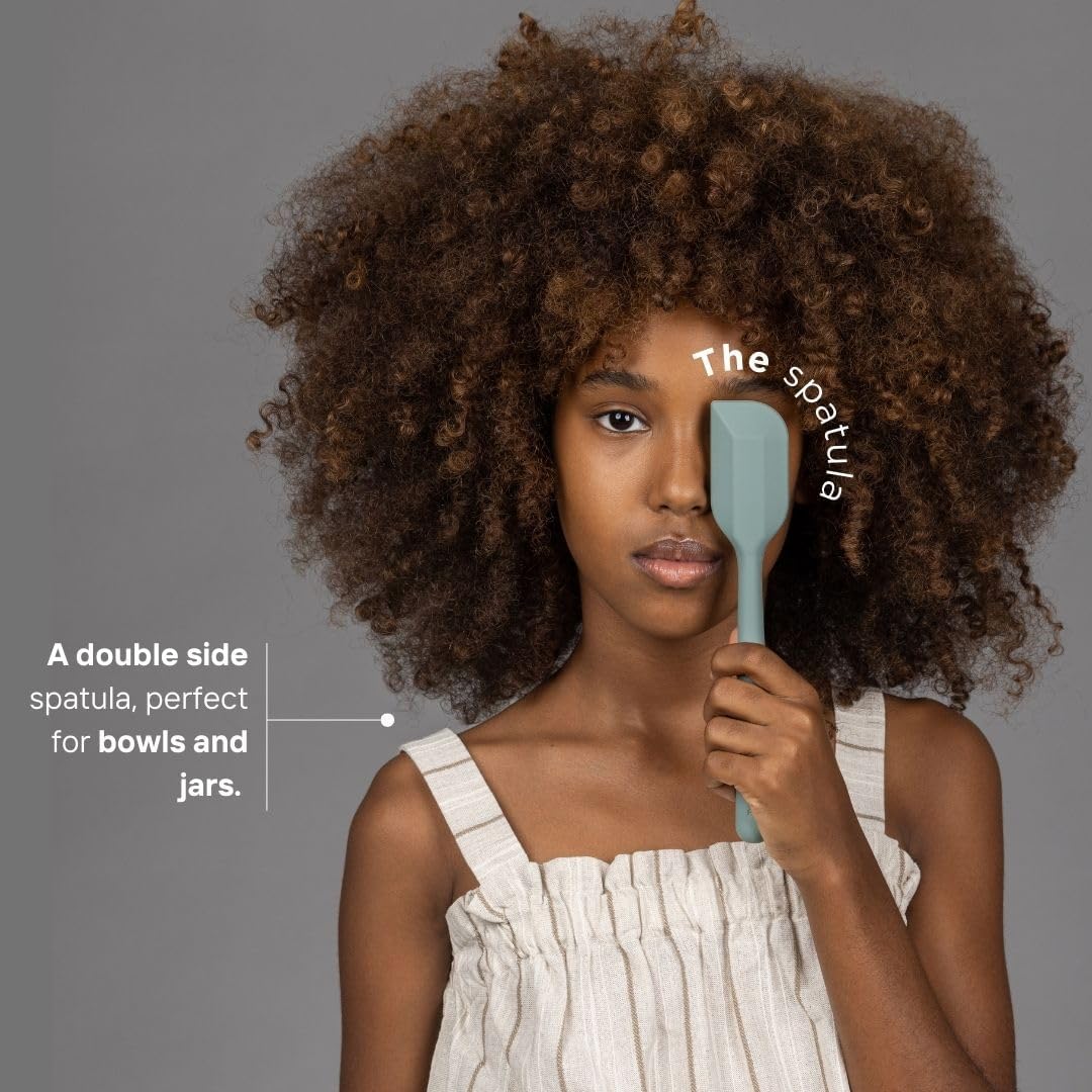 Tampoco Real Kids Cooking & Baking Set – Montessori Kitchen Tools for Real Cooking with Food-Safe Silicone Utensils – Functional & Fun Gift for Young Chefs