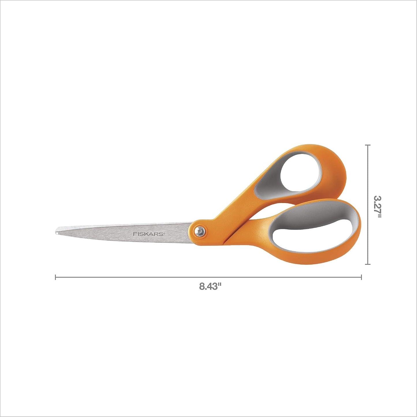 Fiskars 8-Inch Softgrip Scissors,Orange